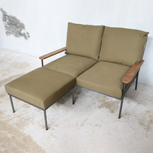 ＼送料無料／[Y.T Sofa 2seater]2人掛けソファー 帆布 コーデュロイ リビング おしゃれ ‐90_c‐ 10枚目の画像