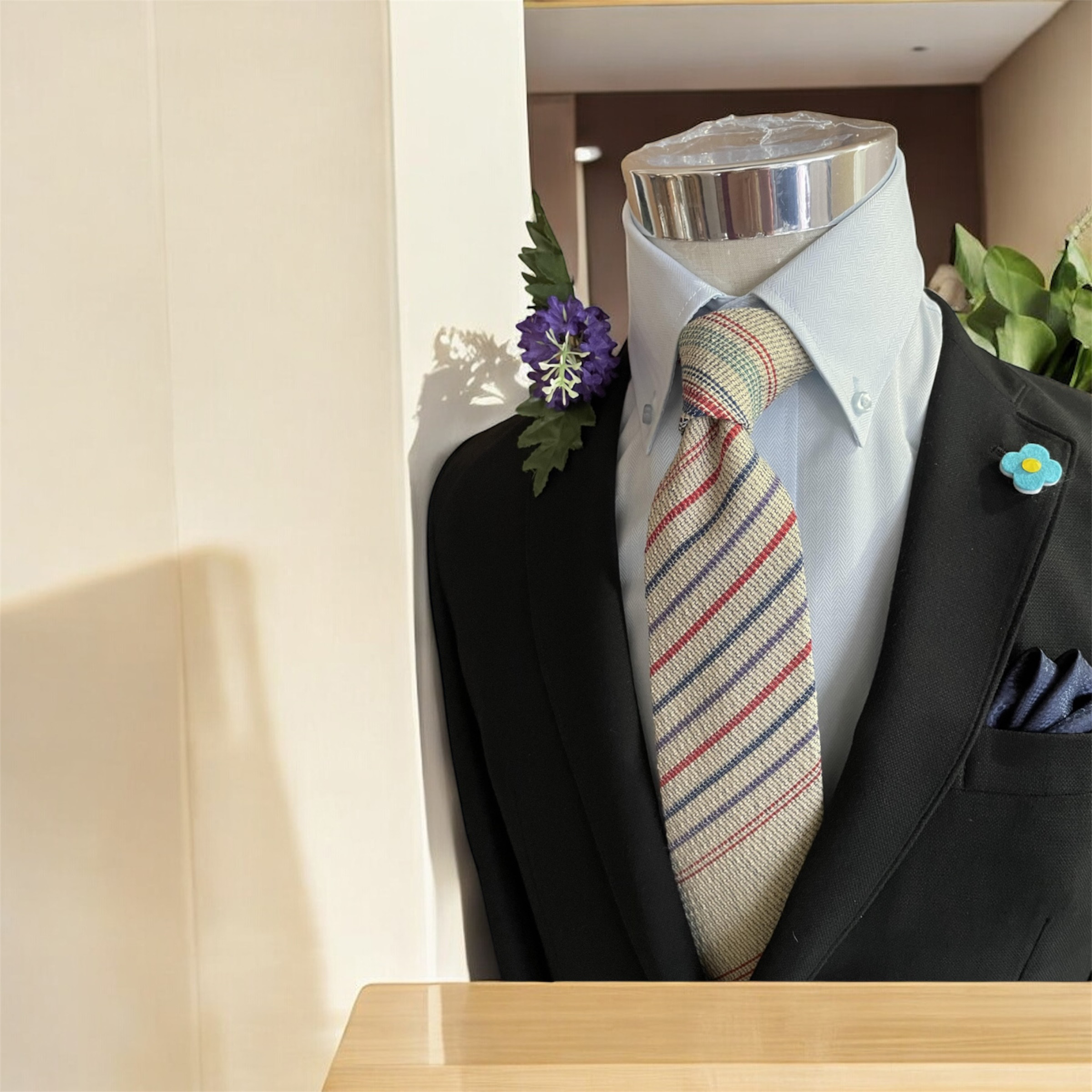 阿波しじら織  カラフルなストライプ！(9月までの限定作品)