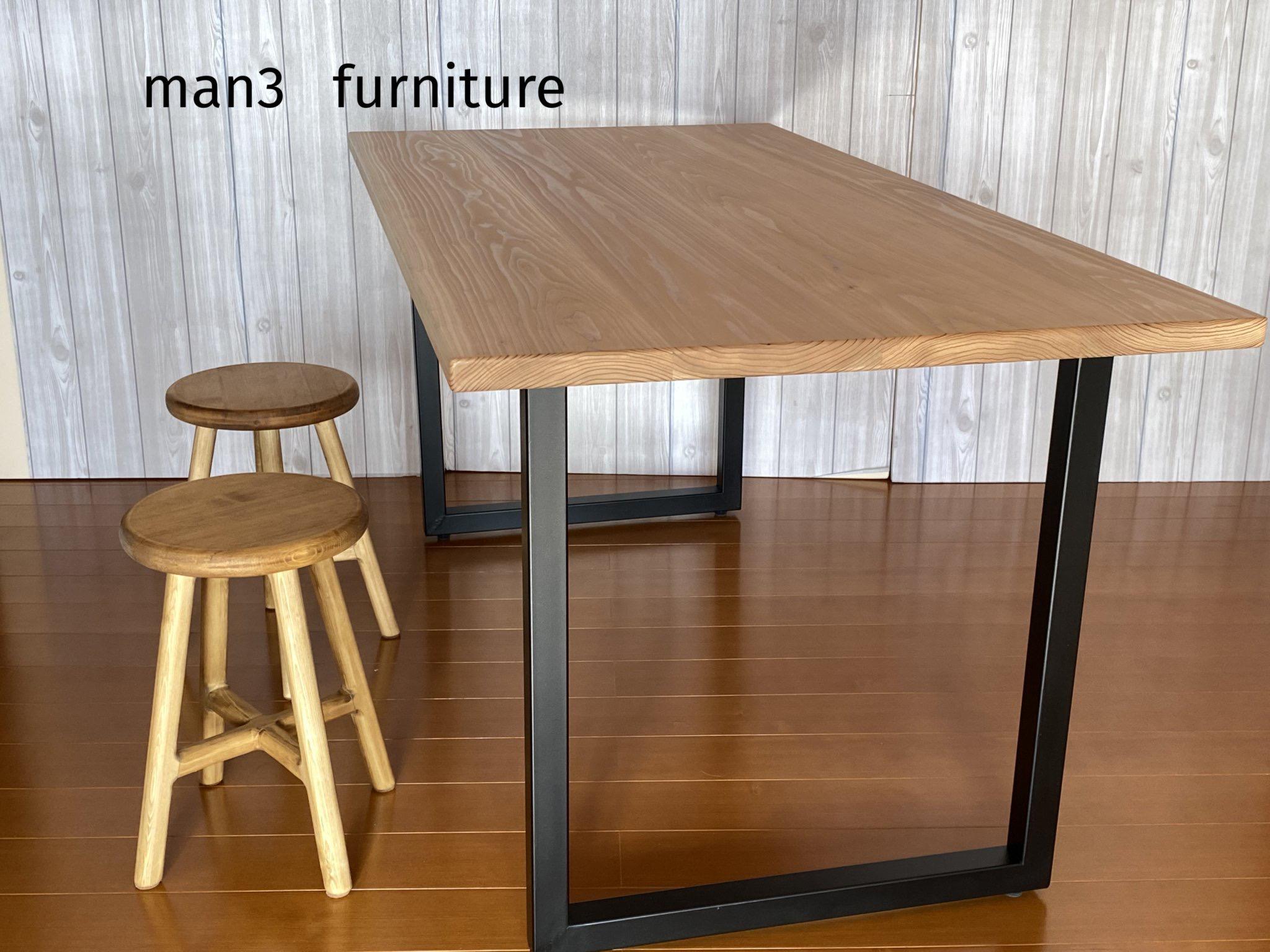 檜のアイアンテーブル 45,000円