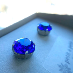 スワロフスキー®︎ カフス Carré アクアマリン ギフトボックス付 18枚目の画像