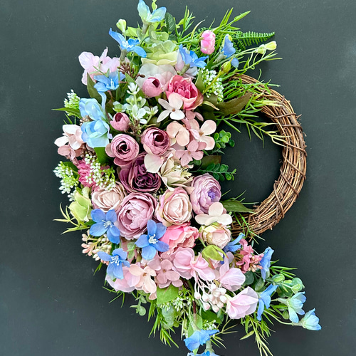 受注制作ローズのエレガントリース