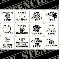 ステンシルシート 【S-146】 その他素材 ⚠プロフ必読⚠SK