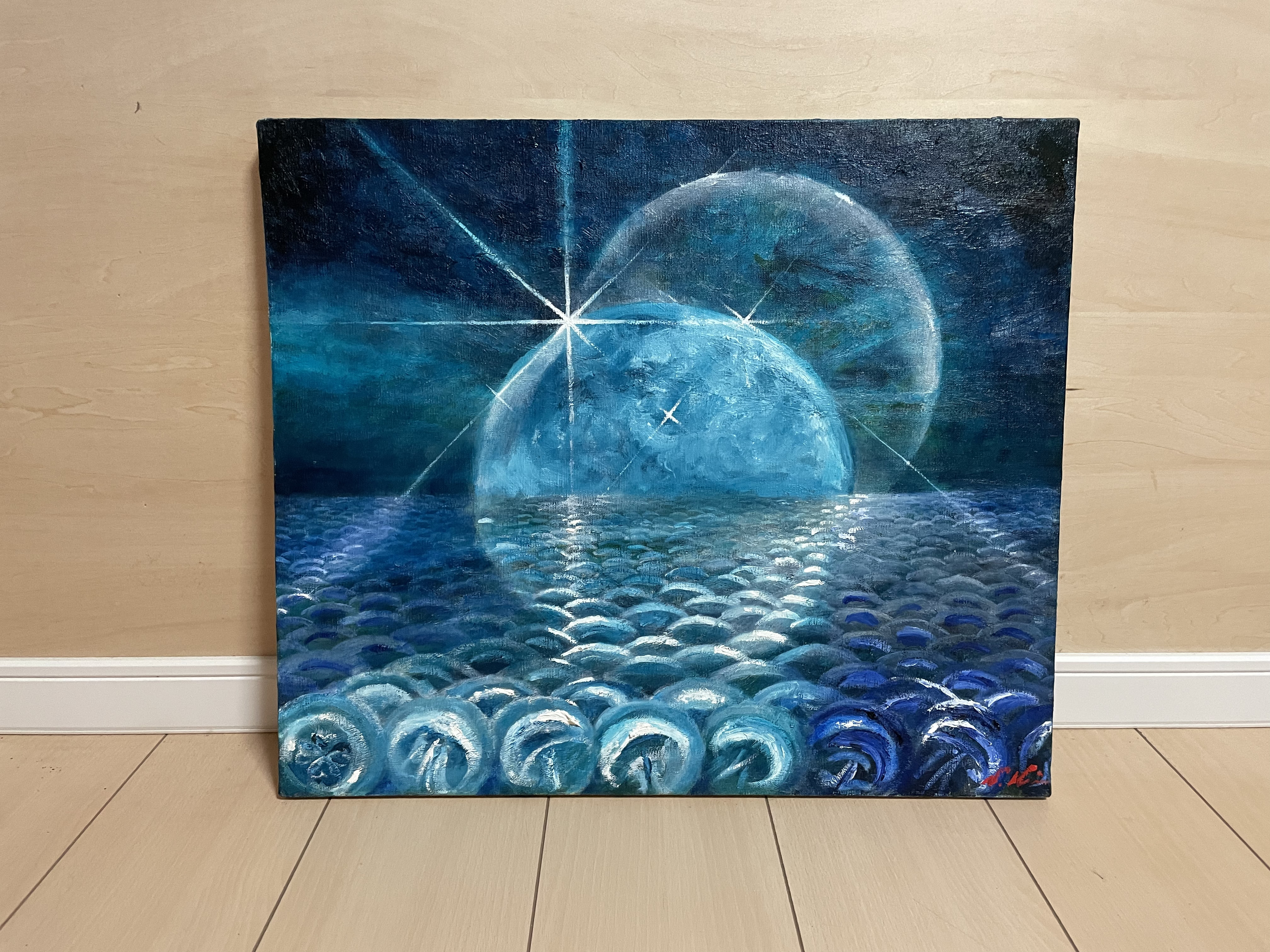 爆速黒字化 油絵 絵画 アトリエ風の通 Etsuki Misu 通販 - ideup.com.br