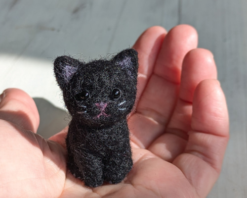 羊毛フェルト　午とダルマと黒猫さん。 251cc9359deb1915ec7d2ed6e9d566