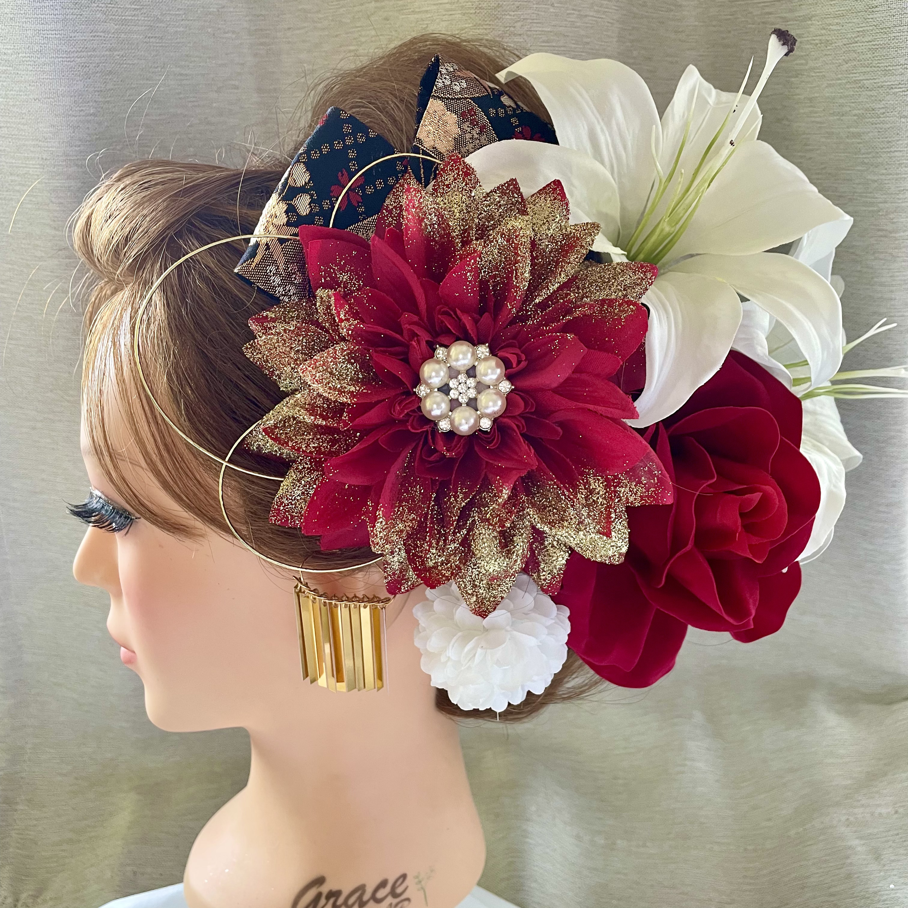 和装髪飾り 振袖髪飾り 着物髪飾り