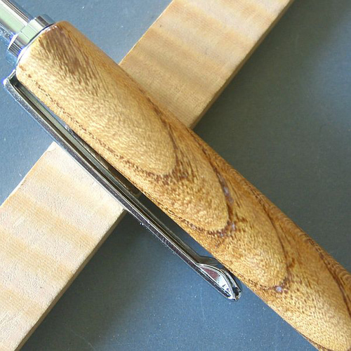 桑】木軸シャープペン 木目が美しい金桑【即日発送】 ☆シャープ