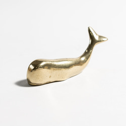 真鍮鋳物 ペーパーウェイト・箸置き 鯨 2枚目の画像
