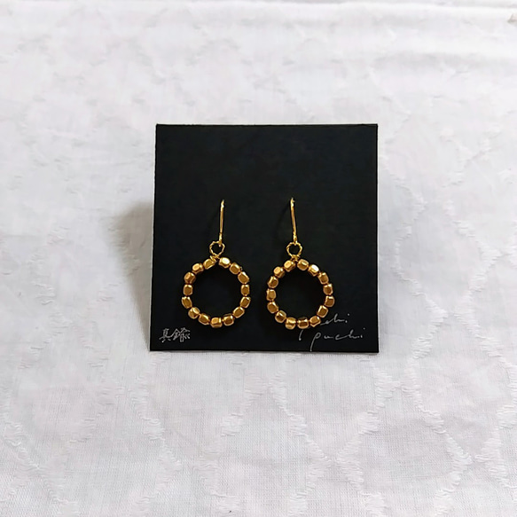 再販多数! ミナペルホネン タンバリン風 ピアス イヤリング 再販多数! ミナペルホネン タンバリン風 ピアス イヤリング
