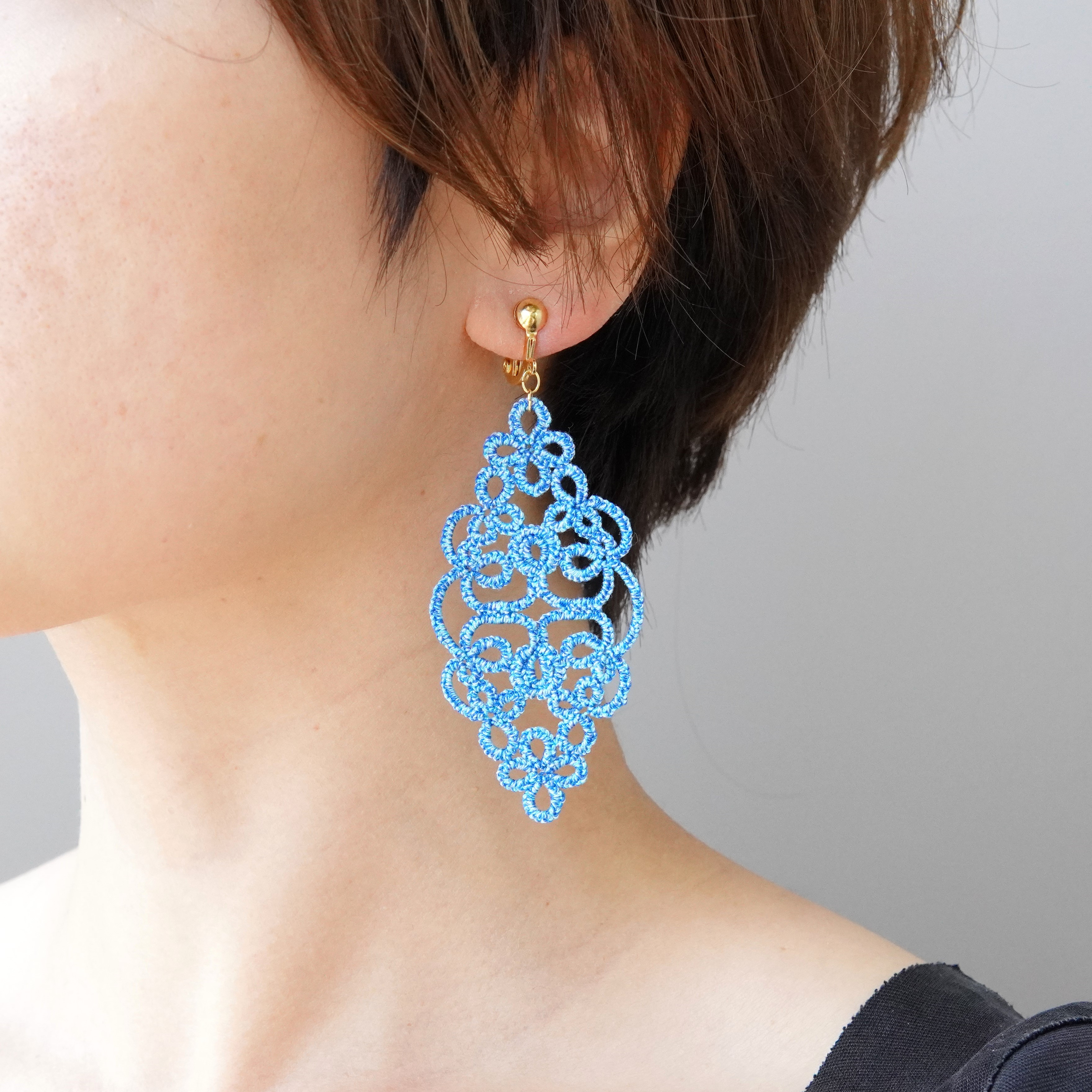 KIKI／bluemix イヤリング・ノンホールピアス Fumitsuki 通販