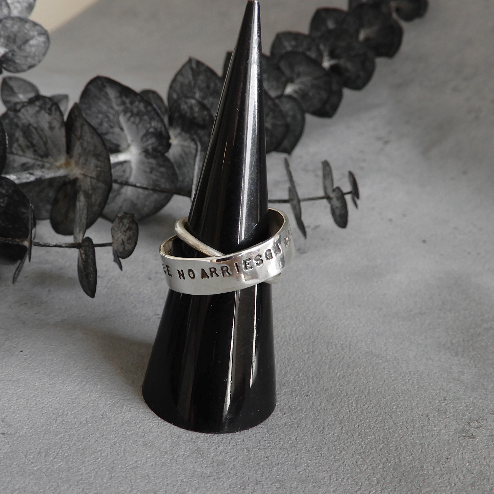 【再販・送料無料・サイズ調整可】クロスリングM / silver　R039