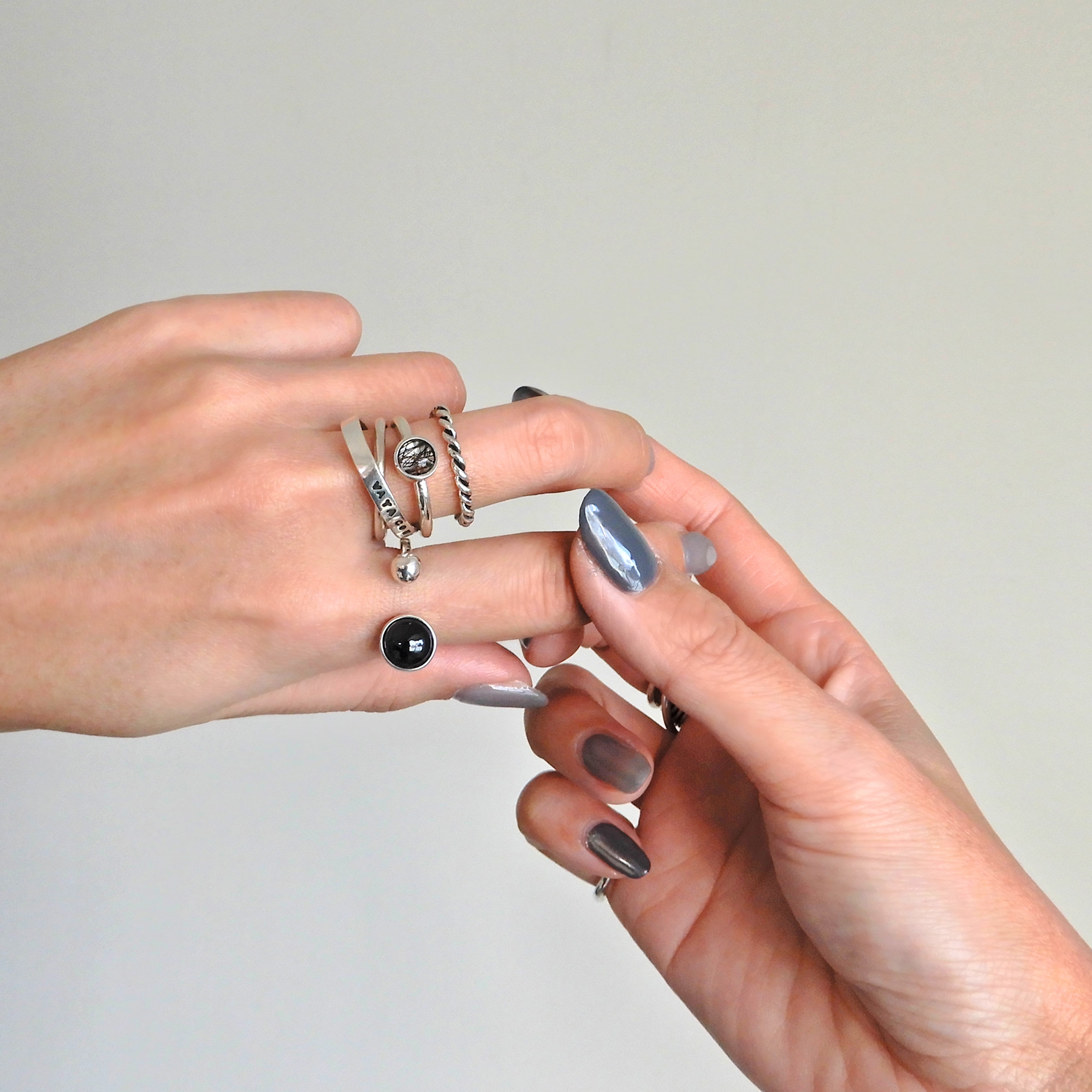 【再販・サイズ調整可】クロスリングS / silver　R038