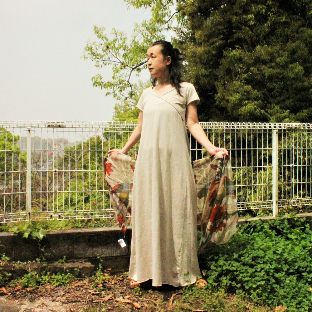 【再入荷】asana ヴィーナス ワンピース●キナリ