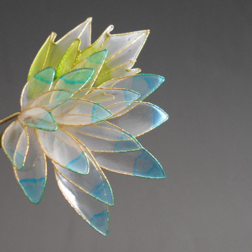 古美術　ガラス簪　「竹に雀」 古美術 ガラス簪 「竹に雀」 古美術 ガラス簪 「竹に雀」