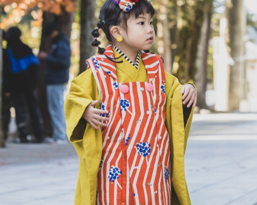 七五三セット(振袖) 3歳　お宮参りにも 七五三 着物 3歳 女の子 ブランド被布セット JILL STUART