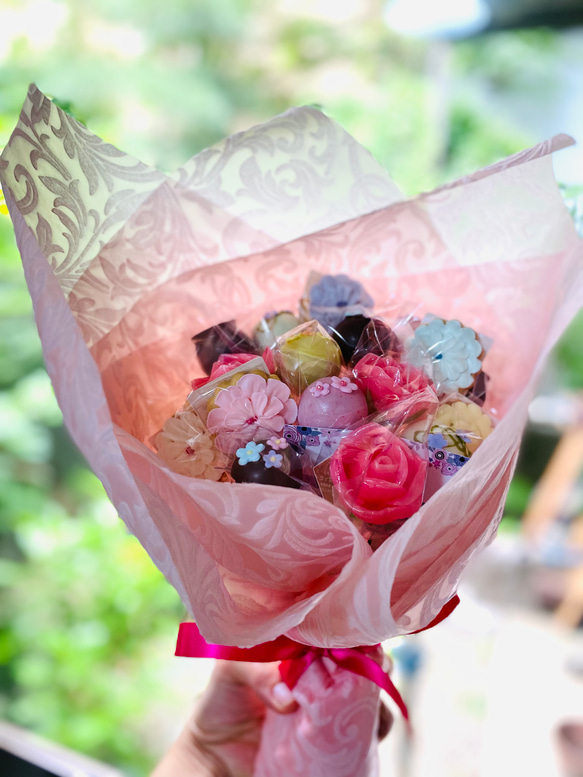 食べられる花束！お菓子ブーケ 4枚目の画像