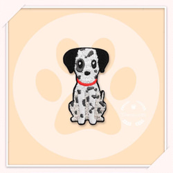 ZR01 刺繍アイロンワッペン　ワンチャン　犬のシリーズ　【3枚分】 8枚目の画像