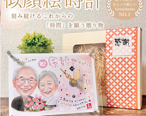 世界で1枚のオーダーメイド似顔絵★古希★米寿★還暦★お祝い★笑顔★プレゼント 世界で1枚のオーダーメイド似顔絵☆ハイクオリティver還暦古希米寿