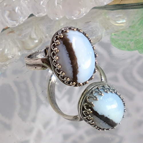 アーティストの石・・コモンオパールring（アンティークSC