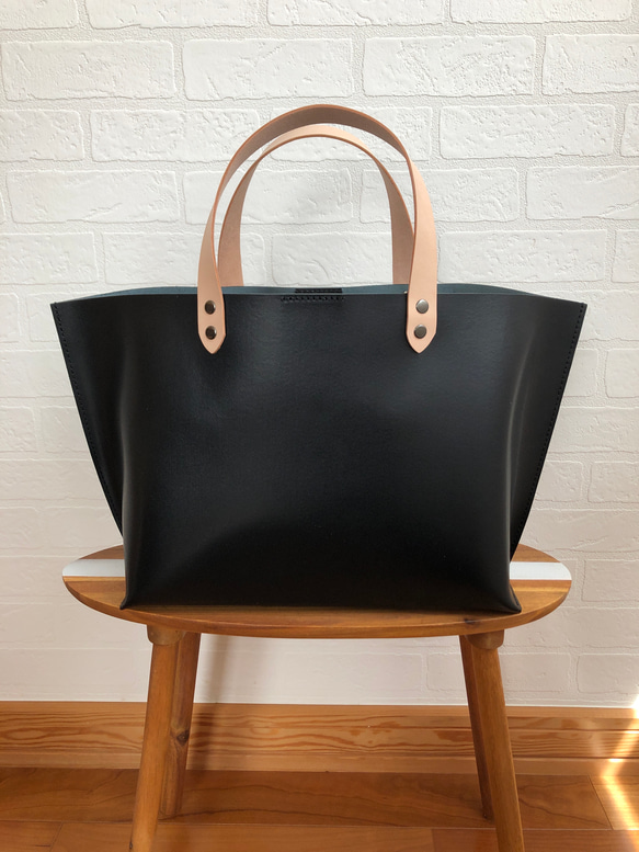受注製作】本革 トートバッグ（大） 姫路レザー トートバッグ