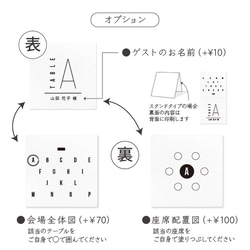 カスタム エスコートカード HILO-B 6枚目の画像