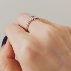 小さな小さなカエルの指輪　 5枚目の画像