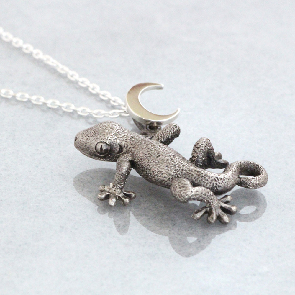 ヤモリのシルバーペンダント