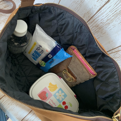 A 4ファイル対応 横長 リュックにもなる ショルダーバック 3way 帆布