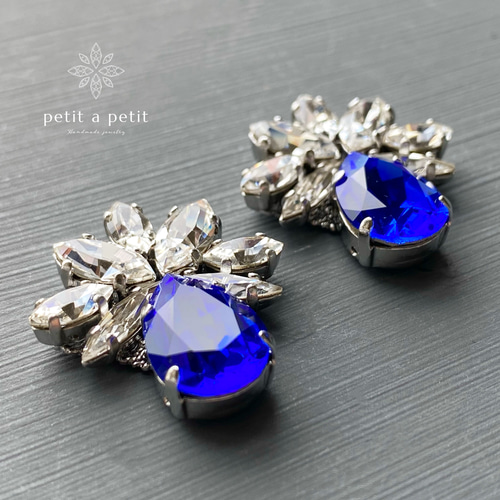 スワロフスキー®︎ ブローチ Muguet 2way クリスタル ブローチ petit a
