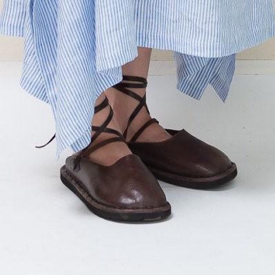 【SALE】Oddレースアップアリスシューズ●ブラウン