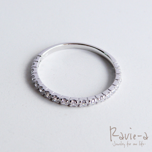 エタニティリング 極細 シルバー925 プラチナ ピンクゴールド