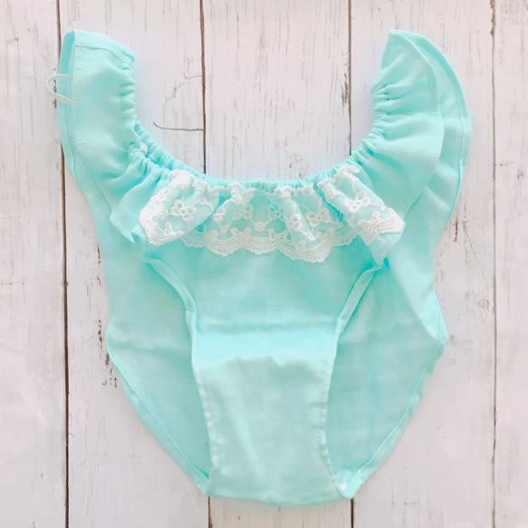 S～Мサイズ エメラルドグリーン ショーツ 締め付けないリラックス