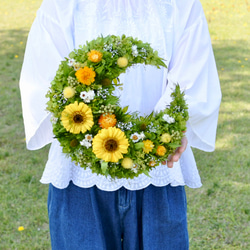 ひまわり（向日葵） リース のおすすめ人気通販｜Creema(クリーマ