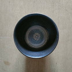 【訳あり品】飯椀（小）／黒・焼き〆陶器（レンジ、オーブン、食洗機ＯＫ） 6枚目の画像