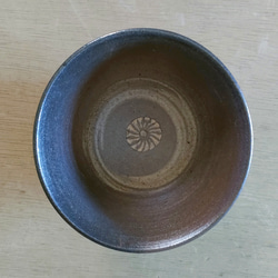 【訳あり品】飯椀（小）／黒・焼き〆陶器（レンジ、オーブン、食洗機ＯＫ） 11枚目の画像