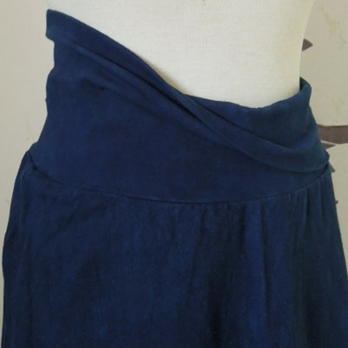 再入荷】asana ヘンプコットン ロングスカート121○草木染めインディゴ  