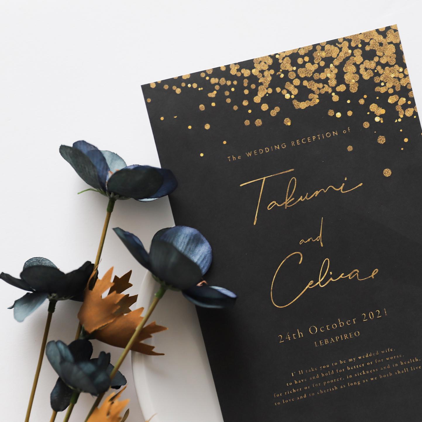 プロフィールブック 6P [Planetarium] | 巻き三折タイプ席次表