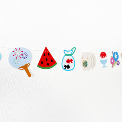 夏の季節のガーランド日本の夏の夏休み 6枚目の画像