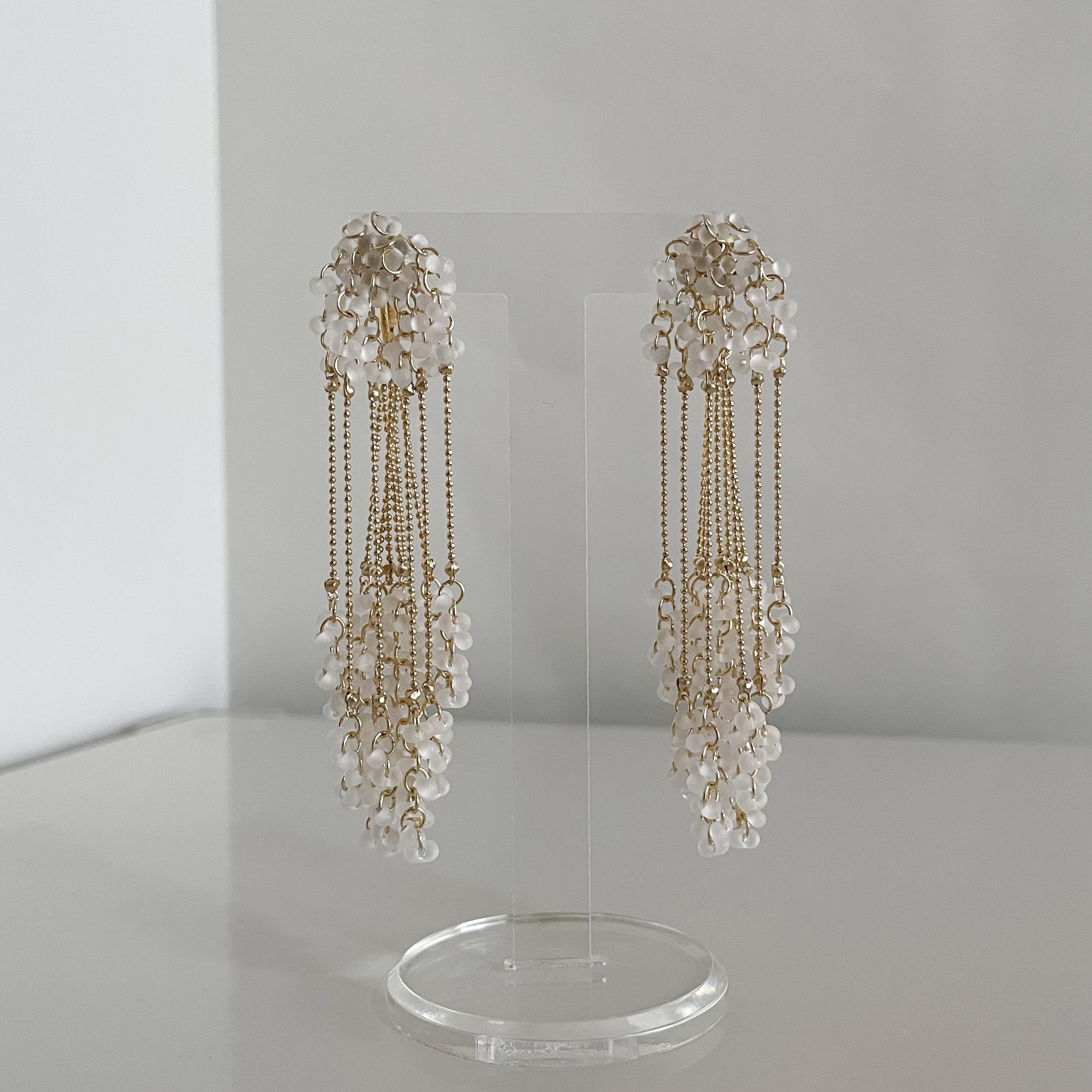 FD(ピアス)(4カラー)ウェディング、ブライダル、結婚式やパーティなどのお呼ばれにも