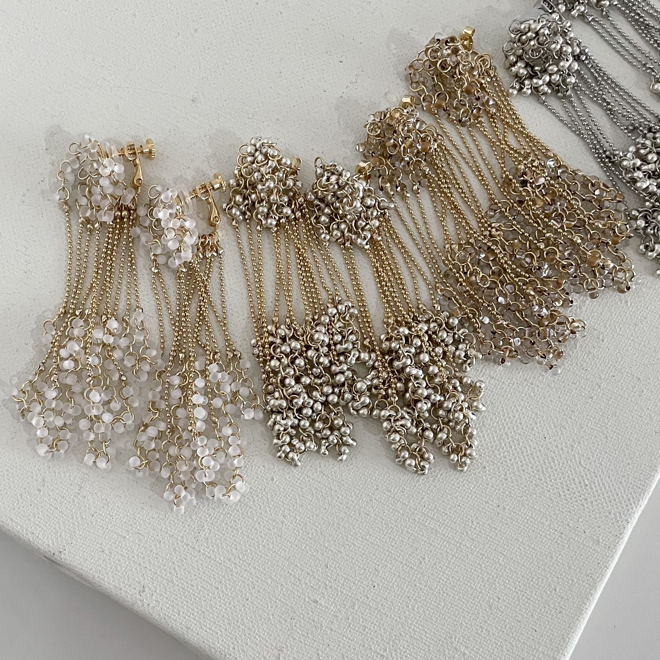 FD(ピアス)(4カラー)ウェディング、ブライダル、結婚式やパーティなどのお呼ばれにも