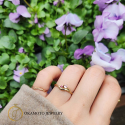 ~ twist chain ~  (ピンキーリング可) 2枚目の画像