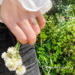 ~ twist chain ~  (ピンキーリング可) 4枚目の画像