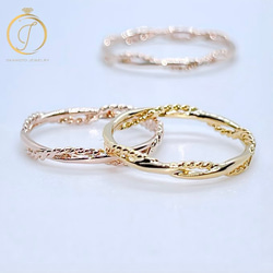 ~ twist chain ~  (ピンキーリング可) 1枚目の画像