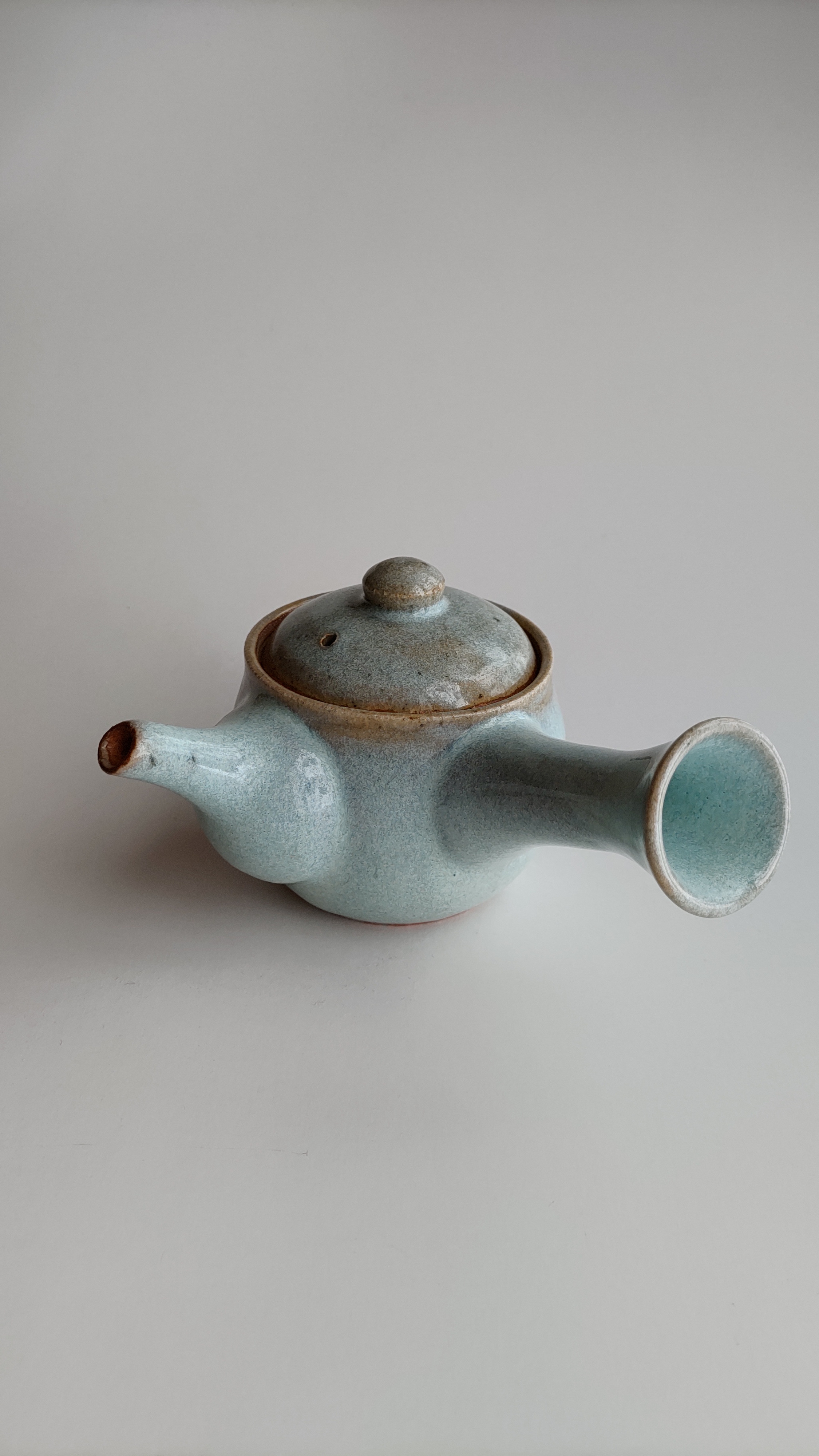 松灰釉急須