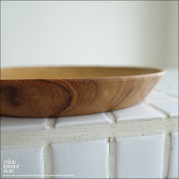 チーク無垢材 ハンドルプレート丸S 小皿 木のお皿 お皿 ソーサー 木製プレート アウトドア食器 取り皿 木製食器 手作 3枚目の画像