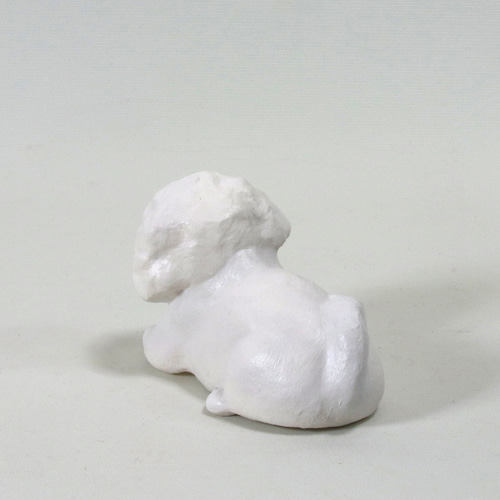 白ペキニーズふせ その他置物 Eishun えいしゅん 通販 7652824