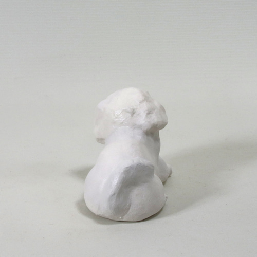 白ペキニーズふせ その他置物 Eishun えいしゅん 通販 7652824｜Creema