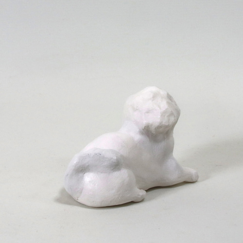 白ペキニーズふせ その他置物 Eishun えいしゅん 通販 7652824｜Creema