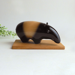 バク（★台付き） wooden tapir 8枚目の画像