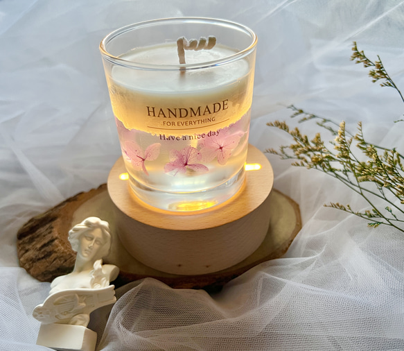 rosemary香氛手作坊~乾燥花果凍蠟燭杯 第2張的照片