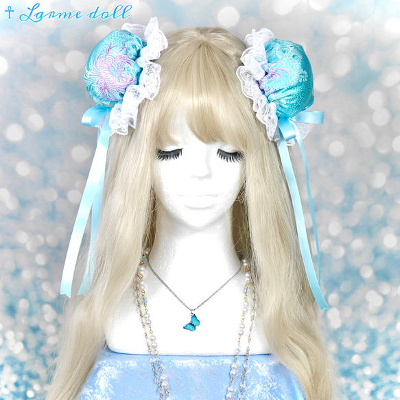 ☥》たれうさ耳リボンヘアクリップ(飾り無しタイプ)【デザインカスタム  